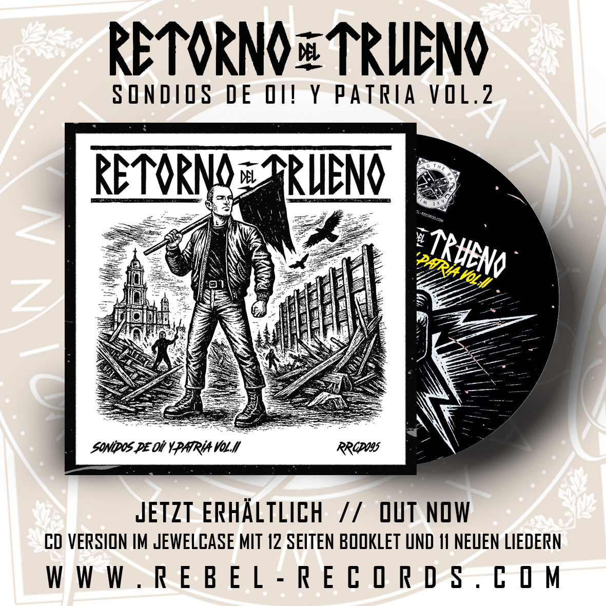 Retorno del Trueno – Sonidos de Oi! y Patria Vol. 2 CD