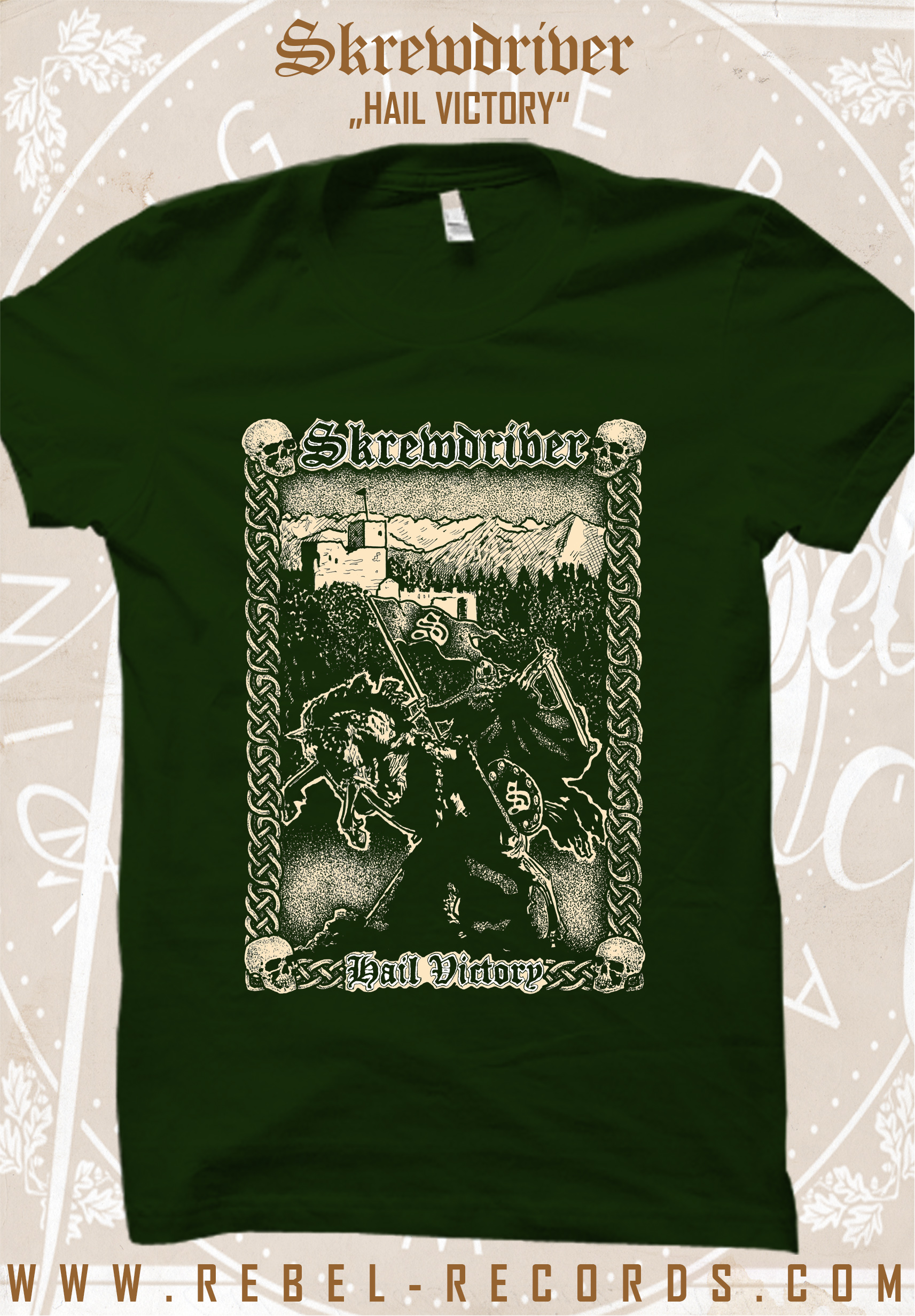 Skrewdriver - Hail Victory T-Shirt