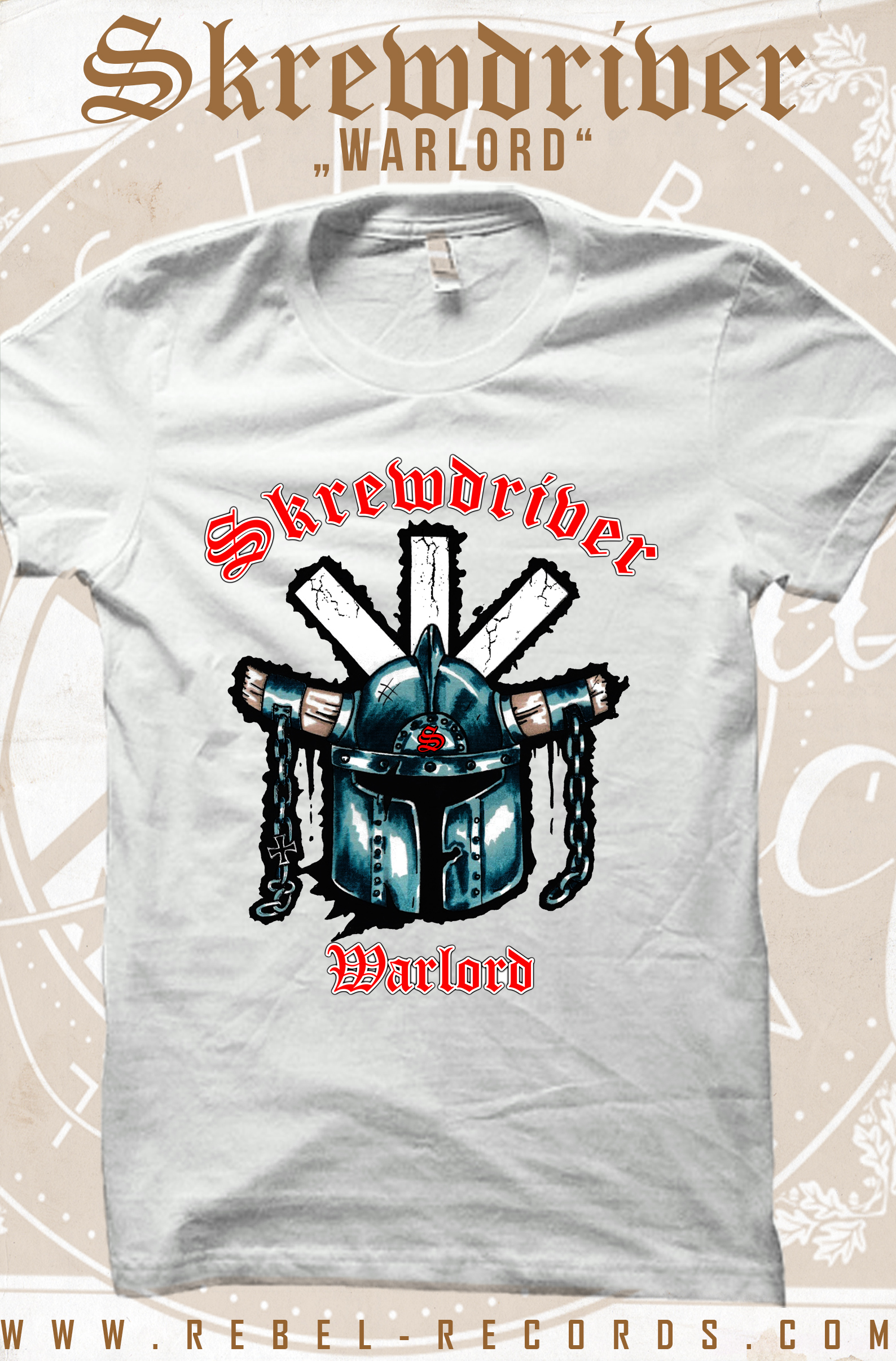Skrewdriver - Warlord T-Shirt