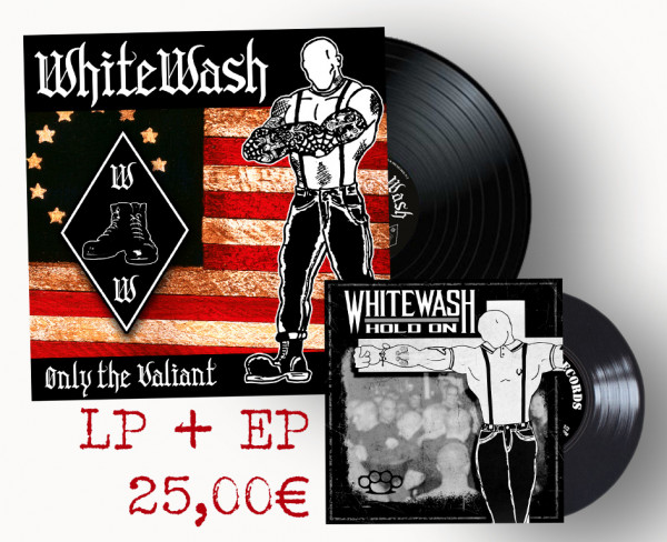 White Wash - Only the Valiant LP+EP