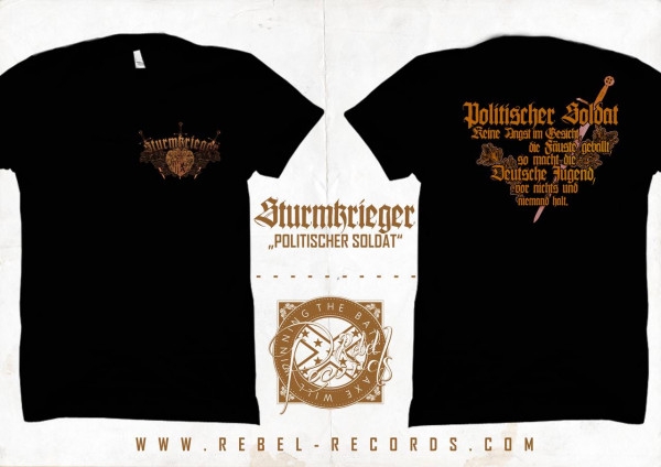 Sturmkrieger - Politischer Soldat T-Shirt [kl.Druck]
