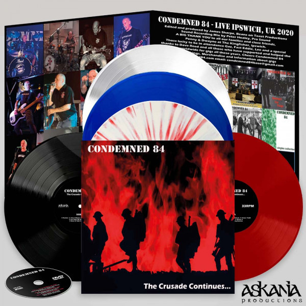Condemned 84 - The Crusade Continues... LP + DVD
