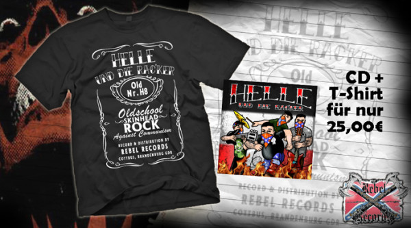 Helle & die RAC´ker - Old Nr. H8 T-Shirt + CD