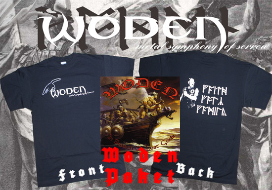 WODEN - metal symphony of sorrow - T-Shirt + CD - Paket