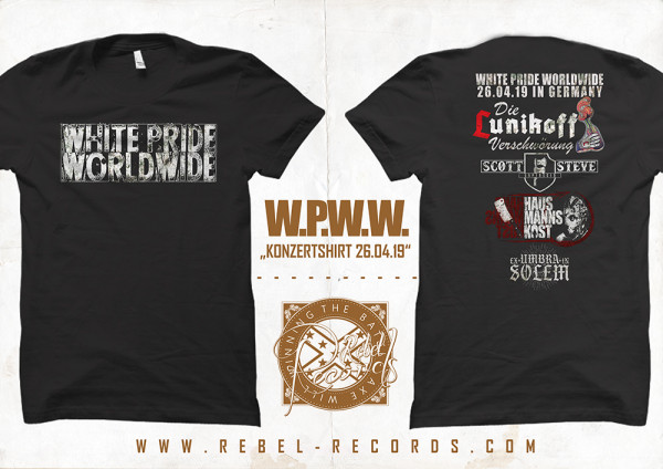 White Pride Worldwide - Konzertshirt