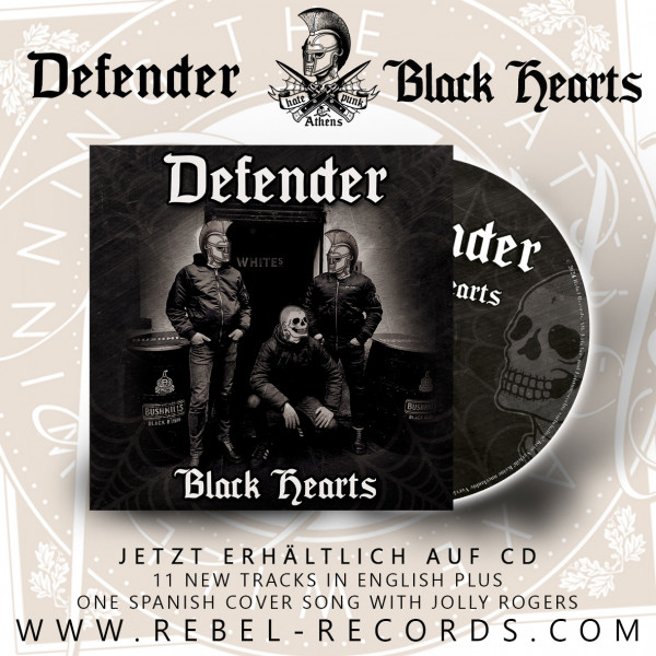 Defender - Black Hearts CD