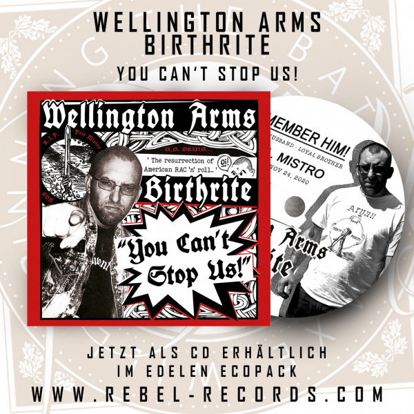 Birthrite / Wellington Arms – You Can´t Stop Us! CD