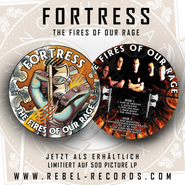 Fortress – The Fires of our Rage Picture LP