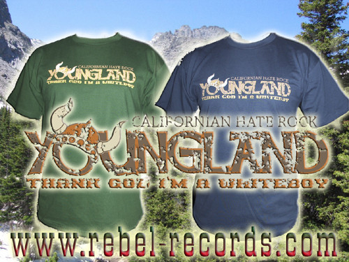 Youngland - Thank God I´m a ... - T-Shirt/ grün