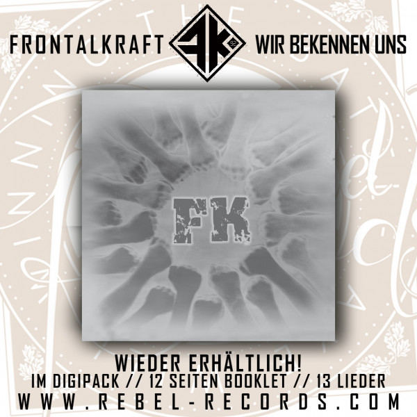 Frontalkraft - Wir bekennen uns Digipack