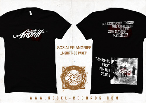 Sozialer Angriff - T-Shirt+CD Paket