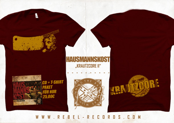 Hausmannskost - Krautzcore CD+T-Shirt Paket
