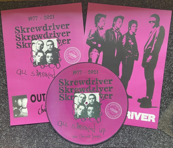 Skrewdriver - All skrewed up + Chiswick Singles 44 years Edition Picture LP