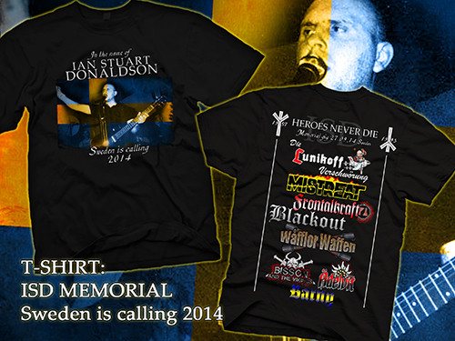 Ian Stuart Donaldson Memorial Sweden is calling 2014 T-Shirt