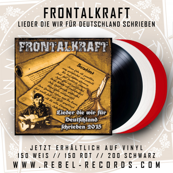 Frontalkraft - Lieder die wir für Deutschland schrieben 2015 LP