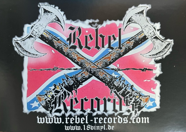 Rebel Records Logo Aufkleber