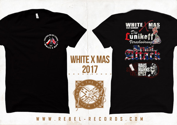 White X Mas 2017 Konzert Girlie-Shirt