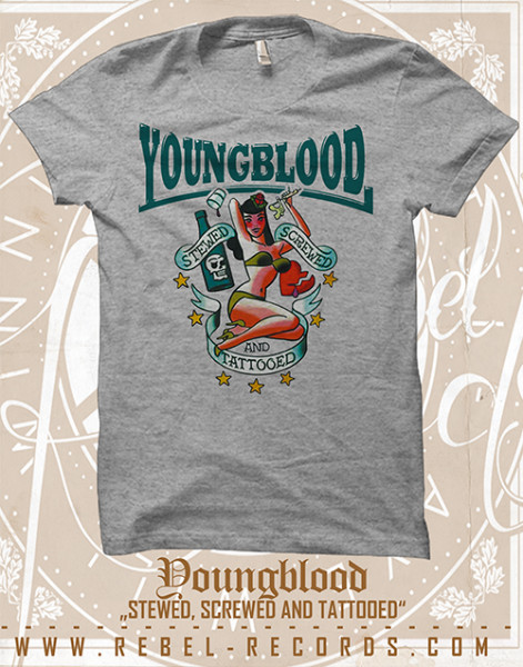 Youngblood - Tattooed Shirt in grau