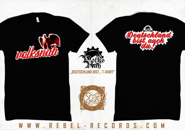 Volksnah - Deutschland bist auch du T-Shirt