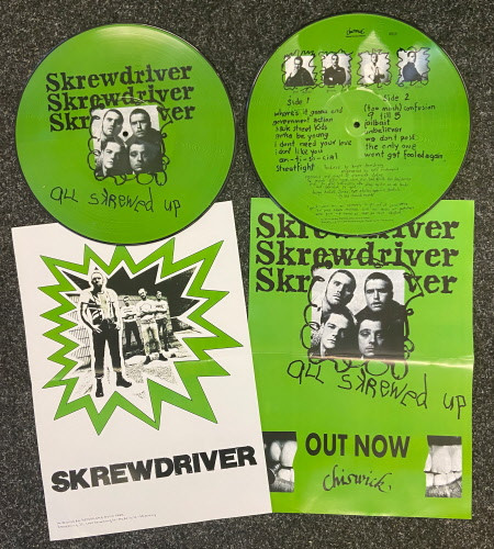 Skrewdriver - All skrewed up Picture LP