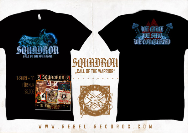 Squadron - Call of the Warrior T-Shirt +CD