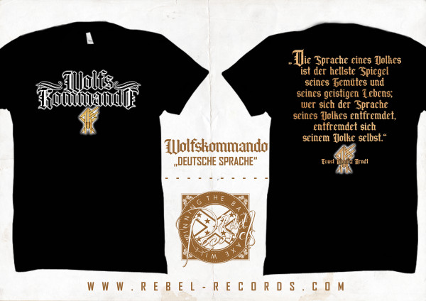 Wolfskommando - Deutsche Sprache T-Shirt